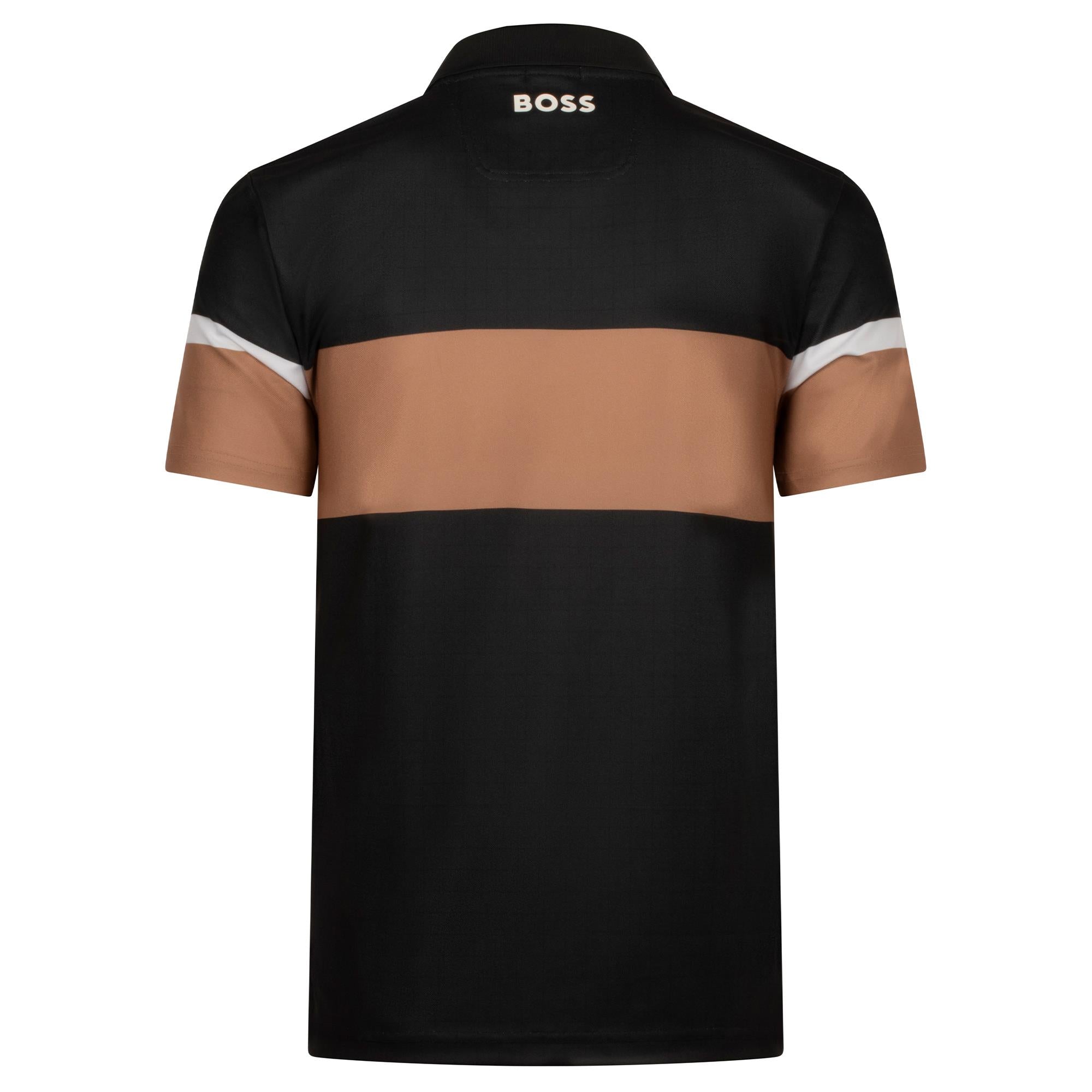 Boss Paddy The Open 25 Mens Polo Shirt Black